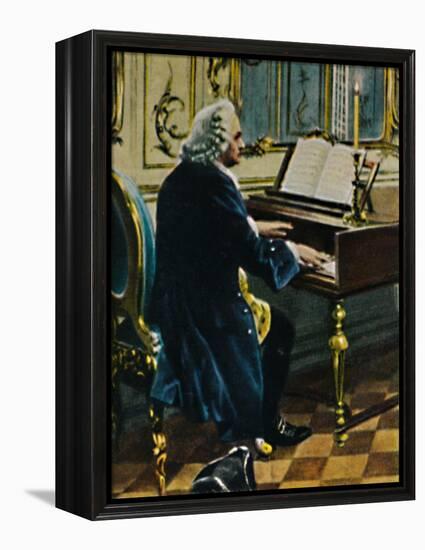 'Johann Sebastian Bach 1685-1750. - Ausichnitt aus dem Gemälde von Carl Röhling', 1934-Unknown-Framed Premier Image Canvas