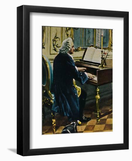 'Johann Sebastian Bach 1685-1750. - Ausichnitt aus dem Gemälde von Carl Röhling', 1934-Unknown-Framed Giclee Print