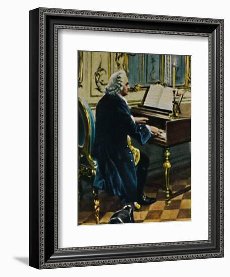 'Johann Sebastian Bach 1685-1750. - Ausichnitt aus dem Gemälde von Carl Röhling', 1934-Unknown-Framed Giclee Print