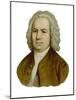 Johann Sebastian Bach German Organist and Composer-null-Mounted Art Print