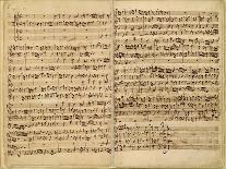 Handwritten Titlepage of the Well Tempered Piano, 1722-Johann Sebastian Bach-Giclee Print