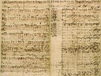 Title Page of Art of Fugue-Johann Sebastian Bach-Giclee Print