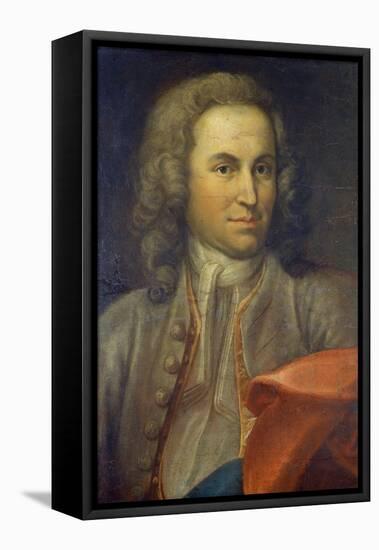 Johann Sebastian Bach-Unbekannter Meister-Framed Premier Image Canvas