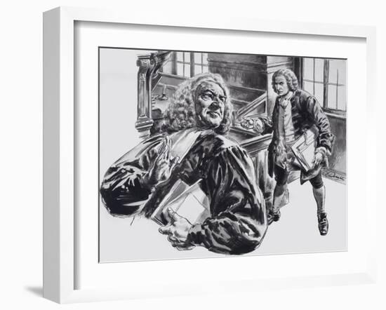 Johann Sebastian Bach-C.l. Doughty-Framed Giclee Print