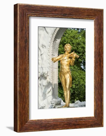 Johann Strauss Monument, Vienna, Austria-Jim Engelbrecht-Framed Photographic Print