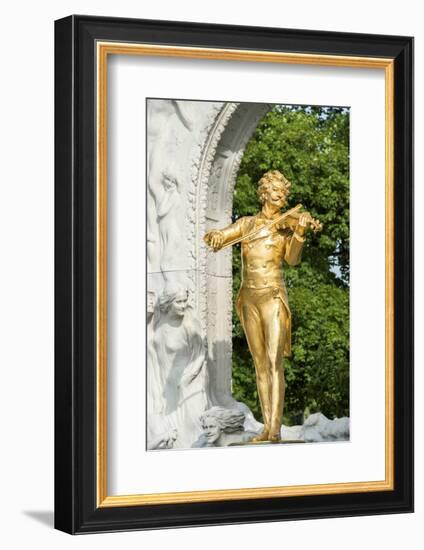 Johann Strauss Monument, Vienna, Austria-Jim Engelbrecht-Framed Photographic Print