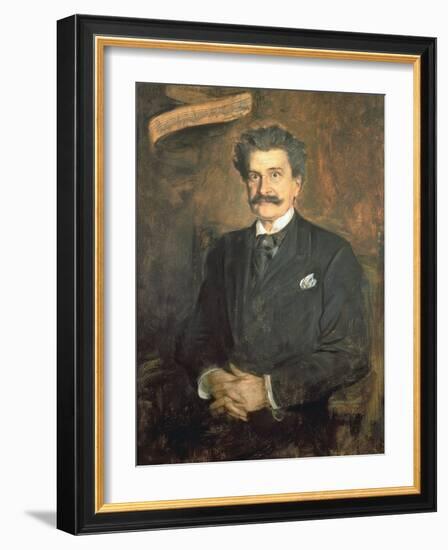 Johann Strauss the Younger, 1895-Franz Seraph von Lenbach-Framed Giclee Print