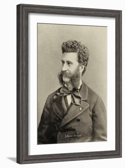 Johann Strauss-null-Framed Art Print