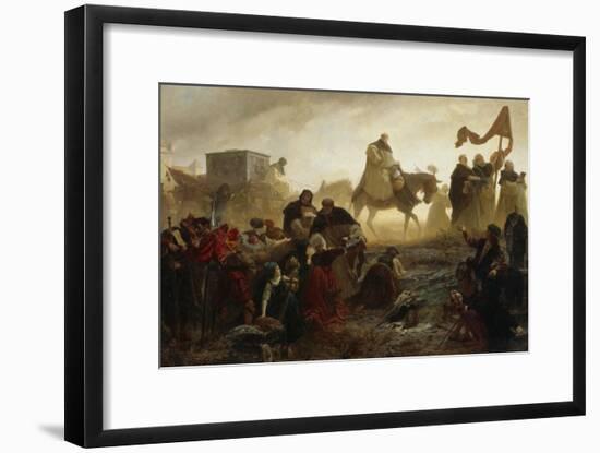 Johann Tetzel Selling Indulgences in Saxony, C.1870-1890-Carl von Haeberlin-Framed Giclee Print