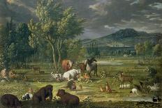 Poultry in a Landscape-Johann Wenzel Peter-Framed Premier Image Canvas
