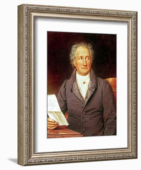 Johann Wolfgang Von Goethe (1749-1832) 1828-Joseph Karl Stieler-Framed Giclee Print