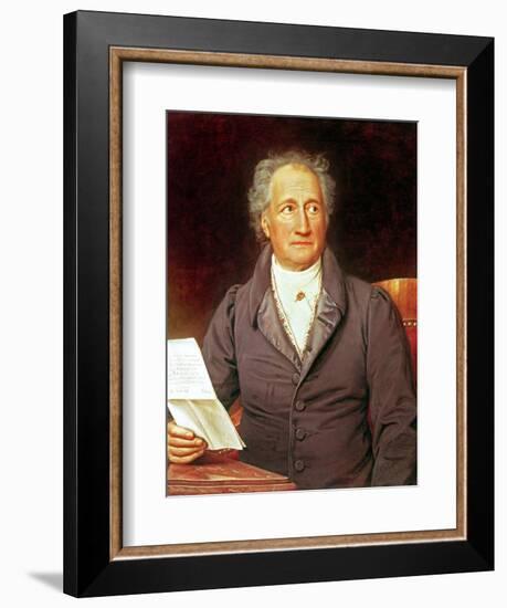 Johann Wolfgang Von Goethe (1749-1832) 1828-Joseph Karl Stieler-Framed Giclee Print