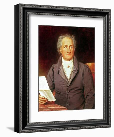 Johann Wolfgang Von Goethe (1749-1832) 1828-Joseph Karl Stieler-Framed Giclee Print