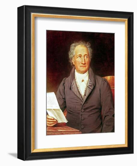 Johann Wolfgang Von Goethe (1749-1832) 1828-Joseph Karl Stieler-Framed Giclee Print