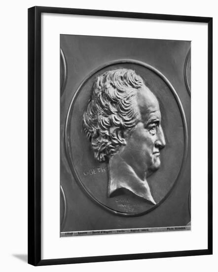 Johann Wolfgang Von Goethe, 1829 (Bronze)-Pierre Jean David d'Angers-Framed Giclee Print