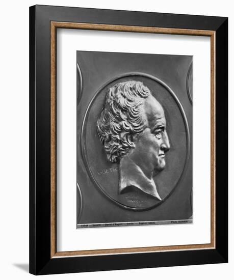 Johann Wolfgang Von Goethe, 1829 (Bronze)-Pierre Jean David d'Angers-Framed Giclee Print