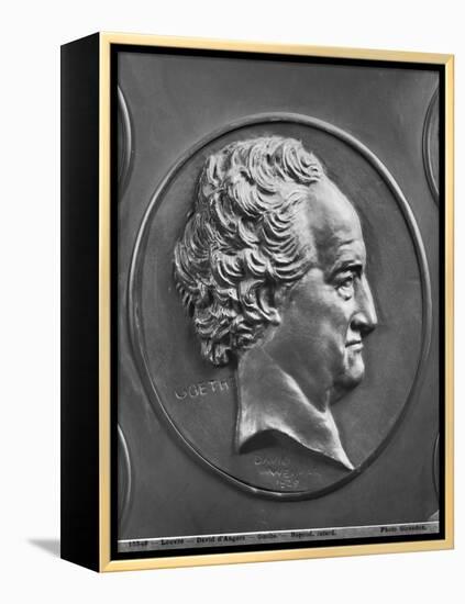 Johann Wolfgang Von Goethe, 1829 (Bronze)-Pierre Jean David d'Angers-Framed Premier Image Canvas