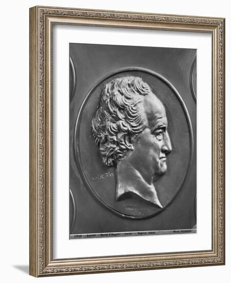 Johann Wolfgang Von Goethe, 1829 (Bronze)-Pierre Jean David d'Angers-Framed Giclee Print