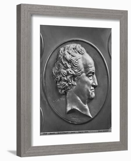 Johann Wolfgang Von Goethe, 1829 (Bronze)-Pierre Jean David d'Angers-Framed Giclee Print