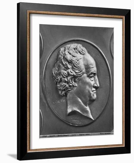 Johann Wolfgang Von Goethe, 1829 (Bronze)-Pierre Jean David d'Angers-Framed Giclee Print