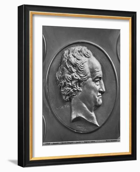 Johann Wolfgang Von Goethe, 1829 (Bronze)-Pierre Jean David d'Angers-Framed Giclee Print