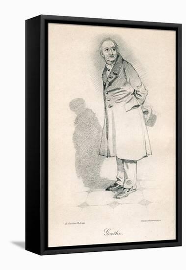 Johann Wolfgang von Goethe-Daniel Maclise-Framed Premier Image Canvas