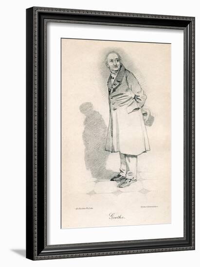 Johann Wolfgang von Goethe-Daniel Maclise-Framed Giclee Print