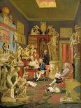 Charles Townley and His Friends in the Towneley Gallery, 33 Park Street, Westminster, 1781-83-Johann Zoffany-Giclee Print
