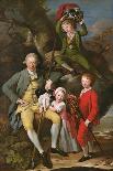 David Garrick as John Brute in the 'Provok'D Wife' by Vanbrugh, Drury Lane, 1763-Johann Zoffany-Giclee Print
