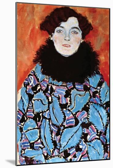 Johanna Staude-Gustav Klimt-Mounted Art Print