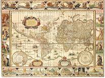Early World Map 1630-Johannes Blaeu-Giclee Print