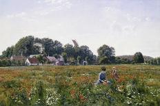 Gathering Wild Flowers-Johannes Boesen-Giclee Print