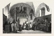 Interior of a German Synagogue in the Hague, 1875-80 (Oil on Canvas)-Johannes Bosboom-Giclee Print