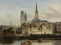 The Quay de Paris in Rouen, Johannes Bosboom, 1839-Johannes Bosboom-Framed Giclee Print