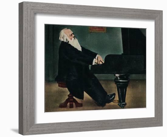 'Johannes Brahms 1833-1897', 1934-Unknown-Framed Giclee Print