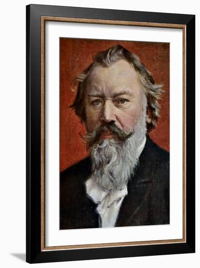 Johannes Brahms (1833-1897)-Johannes Brahms-Framed Giclee Print