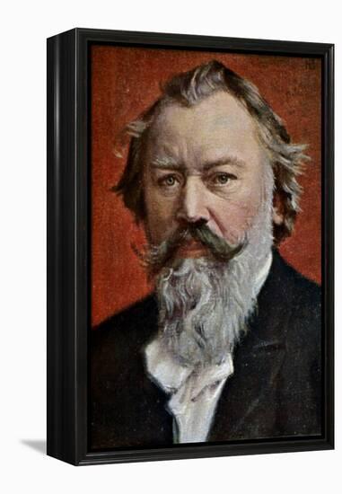 Johannes Brahms (1833-1897)-Johannes Brahms-Framed Premier Image Canvas