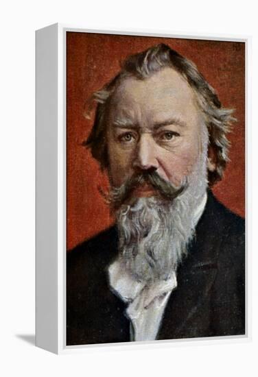 Johannes Brahms (1833-1897)-Johannes Brahms-Framed Premier Image Canvas