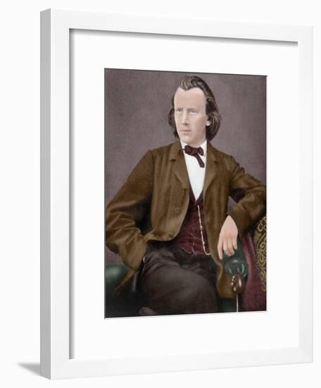 Johannes Brahms (1833-1897)-null-Framed Giclee Print