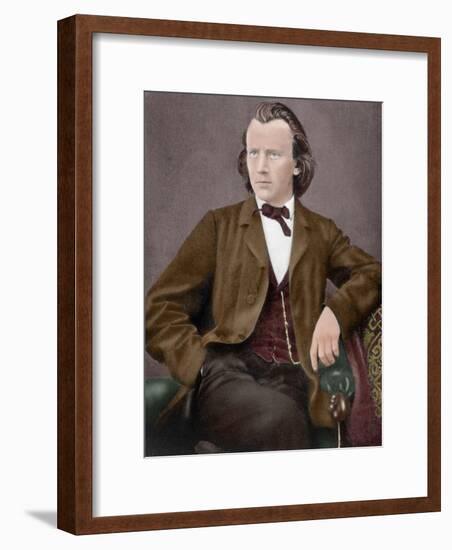 Johannes Brahms (1833-1897)-null-Framed Giclee Print