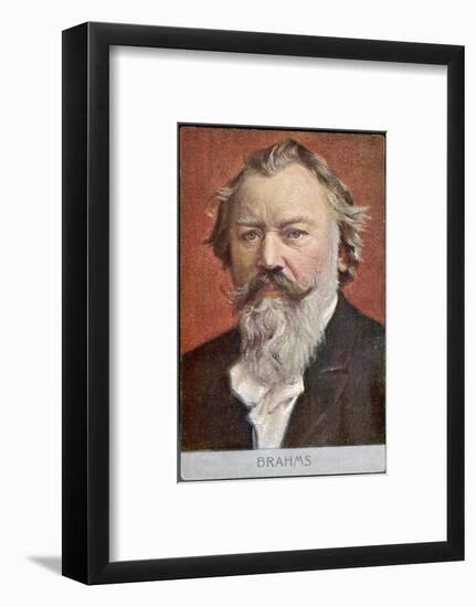 Johannes Brahms German Musician-null-Framed Photographic Print