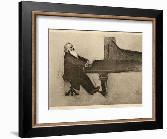 Johannes Brahms German Musician-null-Framed Photographic Print