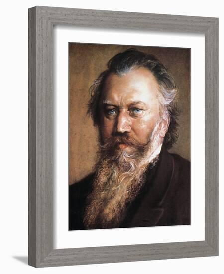 Johannes Brahms-Ludwig Michalek-Framed Giclee Print