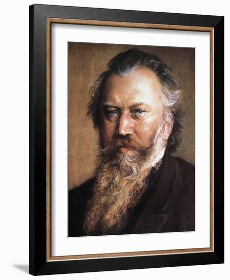 Johannes Brahms-Ludwig Michalek-Framed Giclee Print