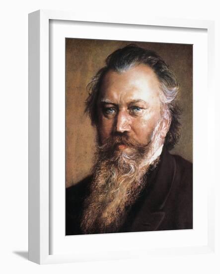 Johannes Brahms-Ludwig Michalek-Framed Giclee Print