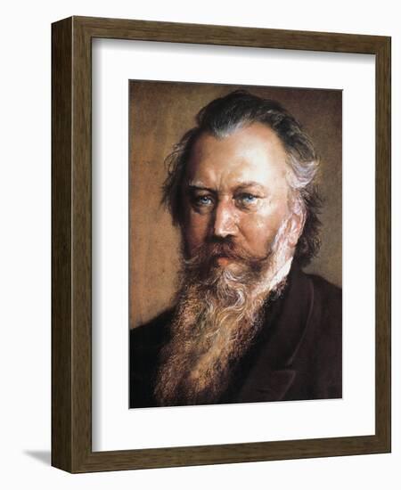 Johannes Brahms-Ludwig Michalek-Framed Giclee Print