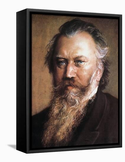 Johannes Brahms-Ludwig Michalek-Framed Premier Image Canvas