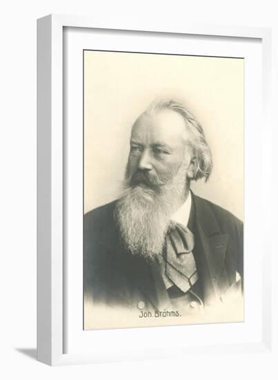 Johannes Brahms-null-Framed Art Print