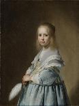 Portrait of Maria Van Strijp-Johannes Cornelisz Verspronck-Framed Art Print