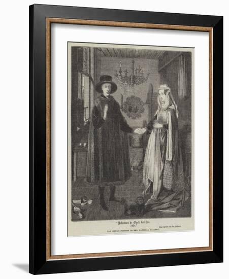 Johannes De Eyck Fecit Hic, 1434-Jan van Eyck-Framed Giclee Print